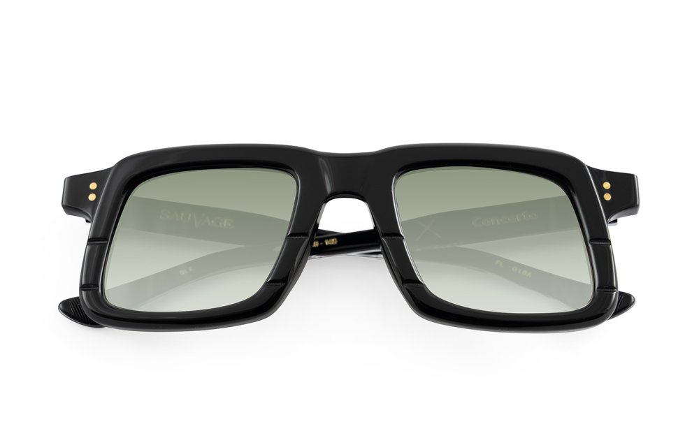 サングラス Sauvage Sauvage - LE SAMOURAI BLACK 16K GOLD - Black Sauvage Sauvage - LE SAMOURAI BLACK 16K GOLD - Black